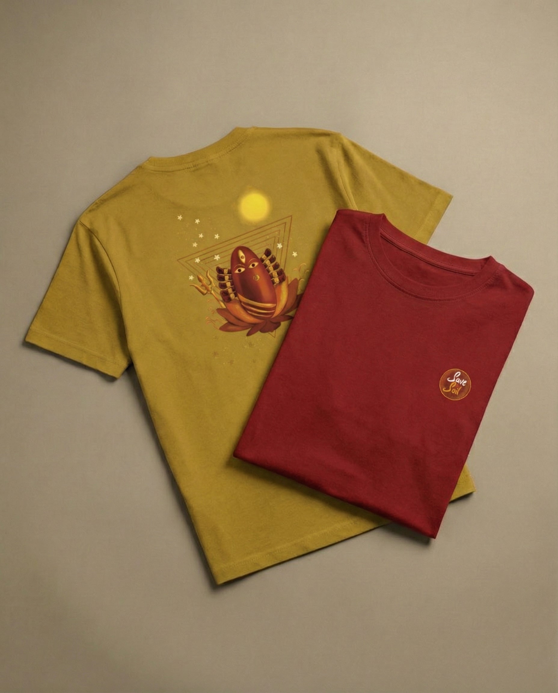 Unisex Oversized Save Soil x Linga Bhairavi: The Earth Grace Classic T-Shirt