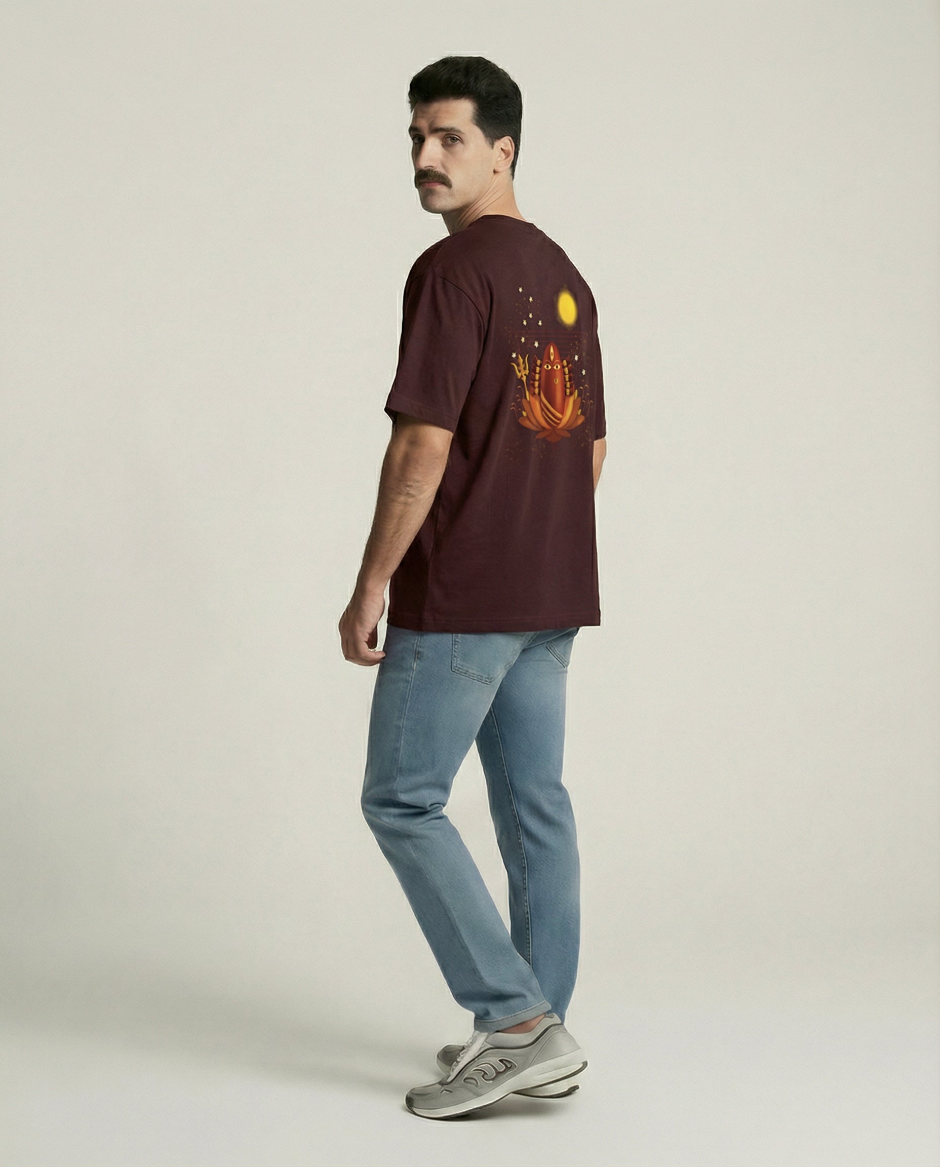 Unisex Oversized Save Soil x Linga Bhairavi: The Earth Grace Classic T-Shirt