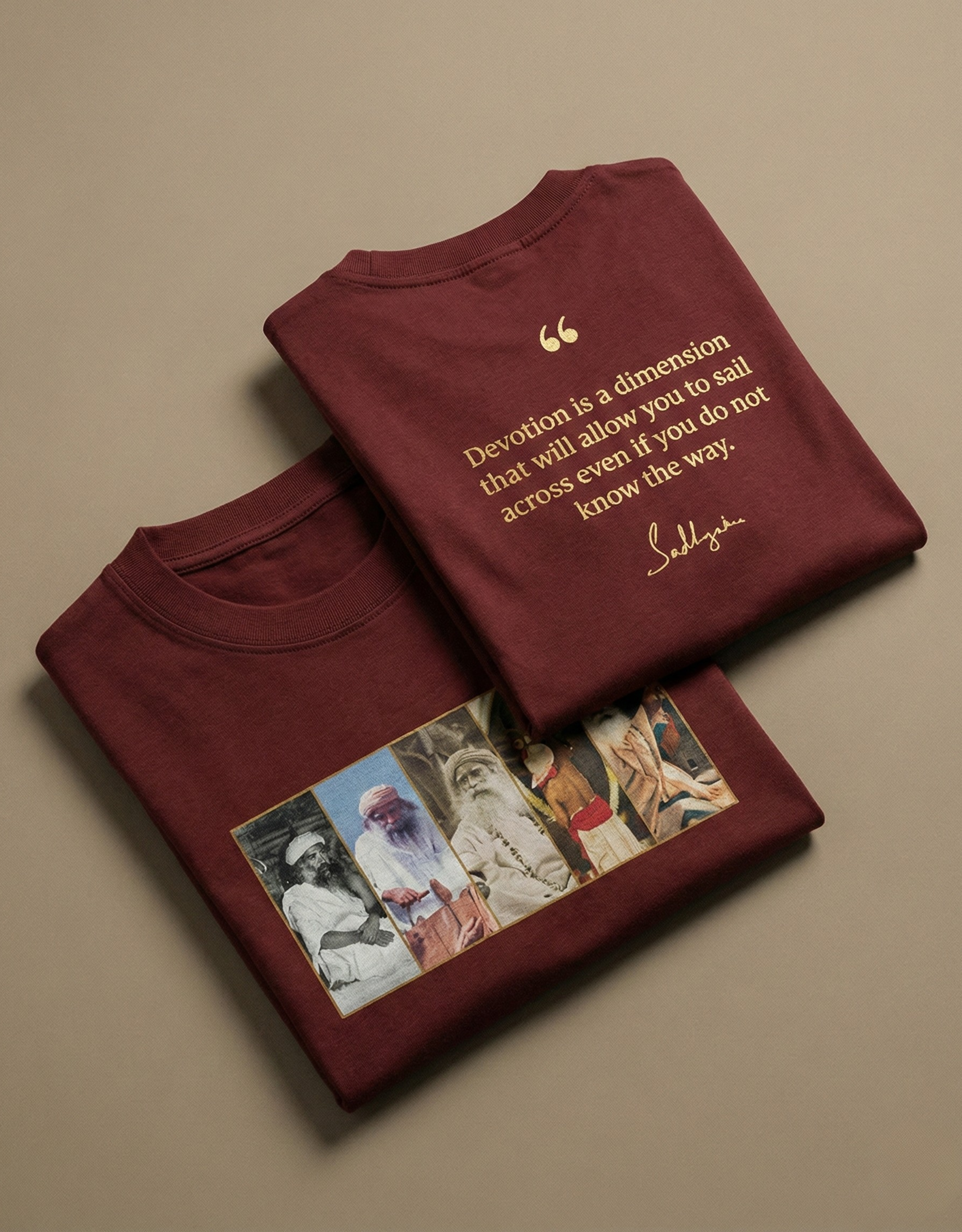 Unisex Classic ' The Sadhguru Tribute: Devotion Edition' Crew T-Shirt